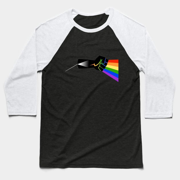 Pride Resist Baseball T-Shirt by Thea Math